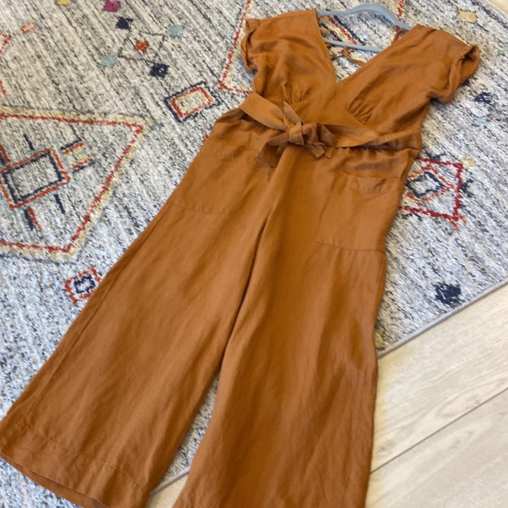 Loft Linen blend Jumpsuit sizeS